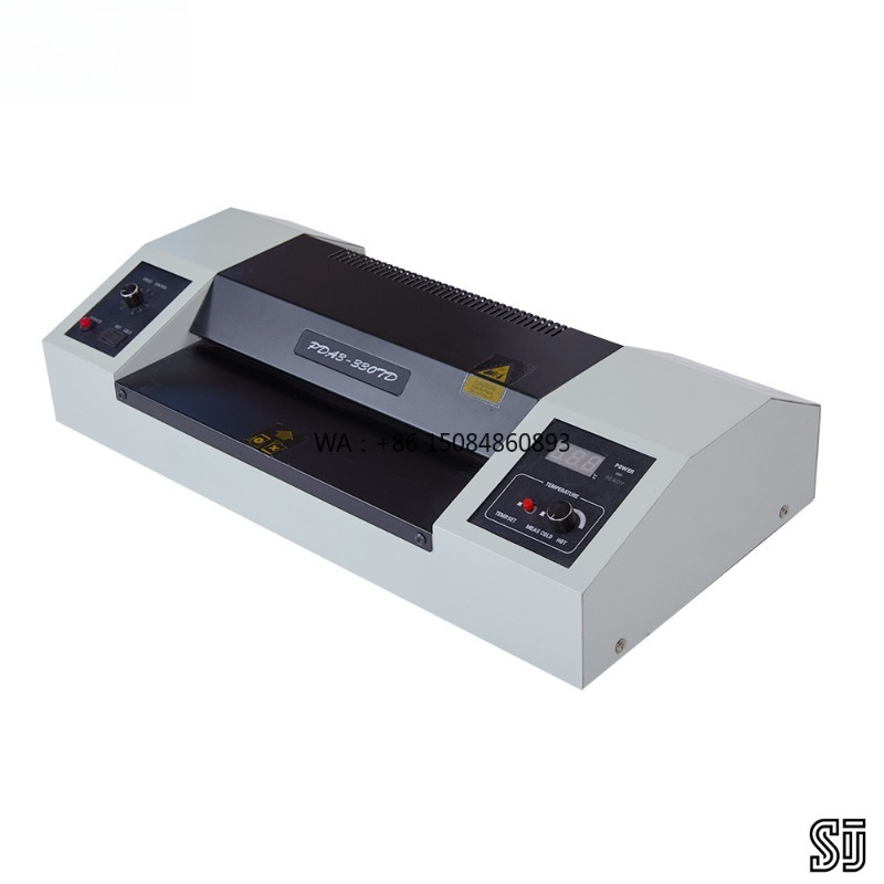 Document Laminator Pouch - ماكينة تغليف حراري بأربع أسطوانات للخدمة