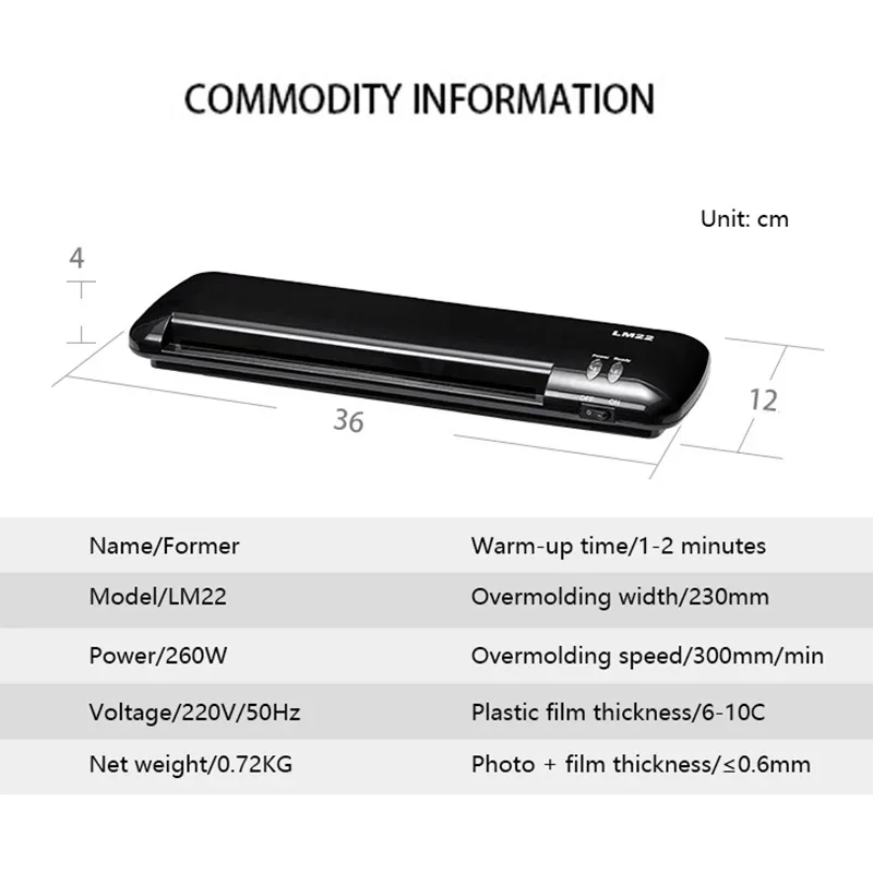 Document Laminator Pouch - آلة تغليف ممتازة مقاس A4 للاستخدام