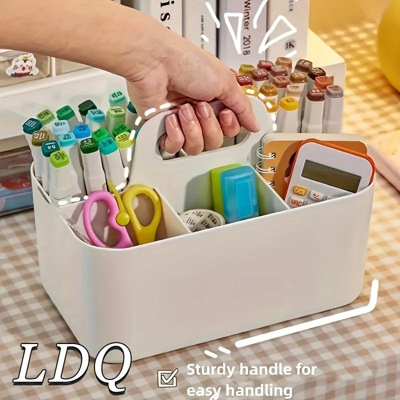 Ideal Stationery & Office Supply - سلة تخزين محمولة مكونة من 5