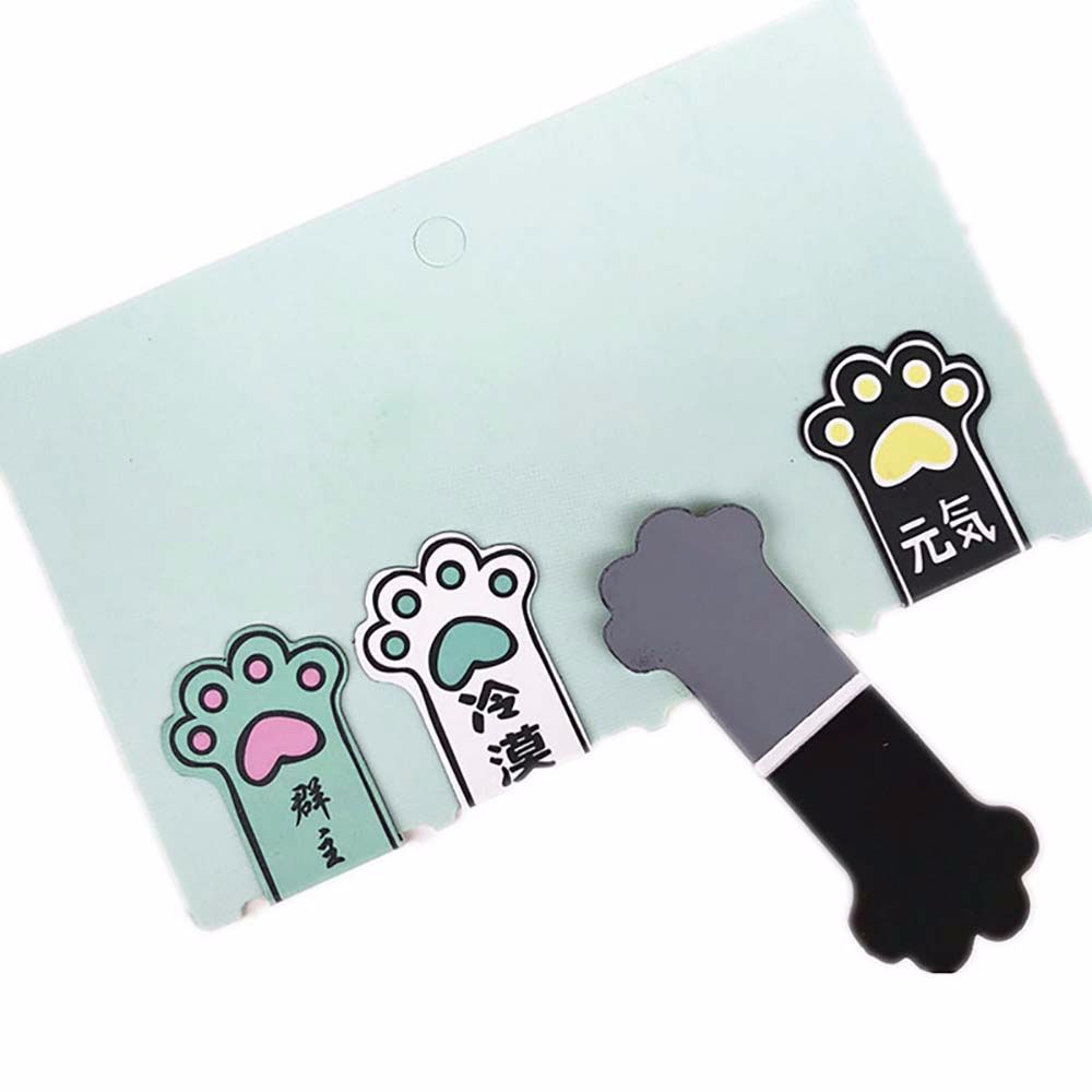 Paperclip Magnetic Set - مجموعة من 4 قطع مشابك كرتونية