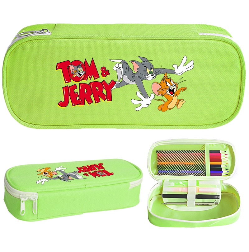 Pencil Case Large - حافظات أقلام توم وجيري اللطيفة للطلاب