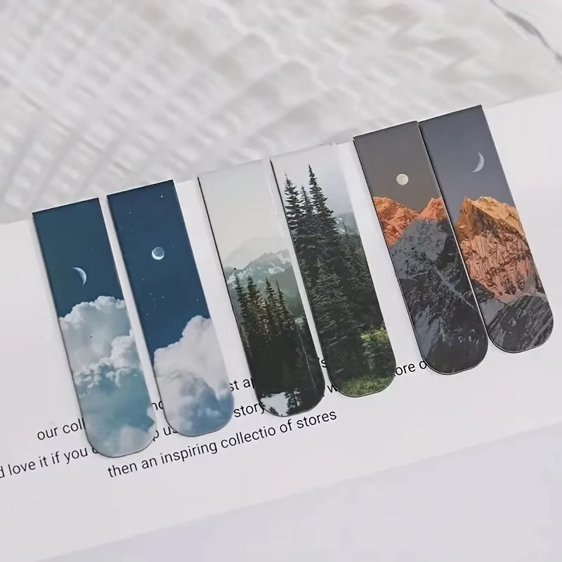 Paperclip Magnetic Set - 2 قطعة/مجموعة علامات كتب مغناطيسية جميلة