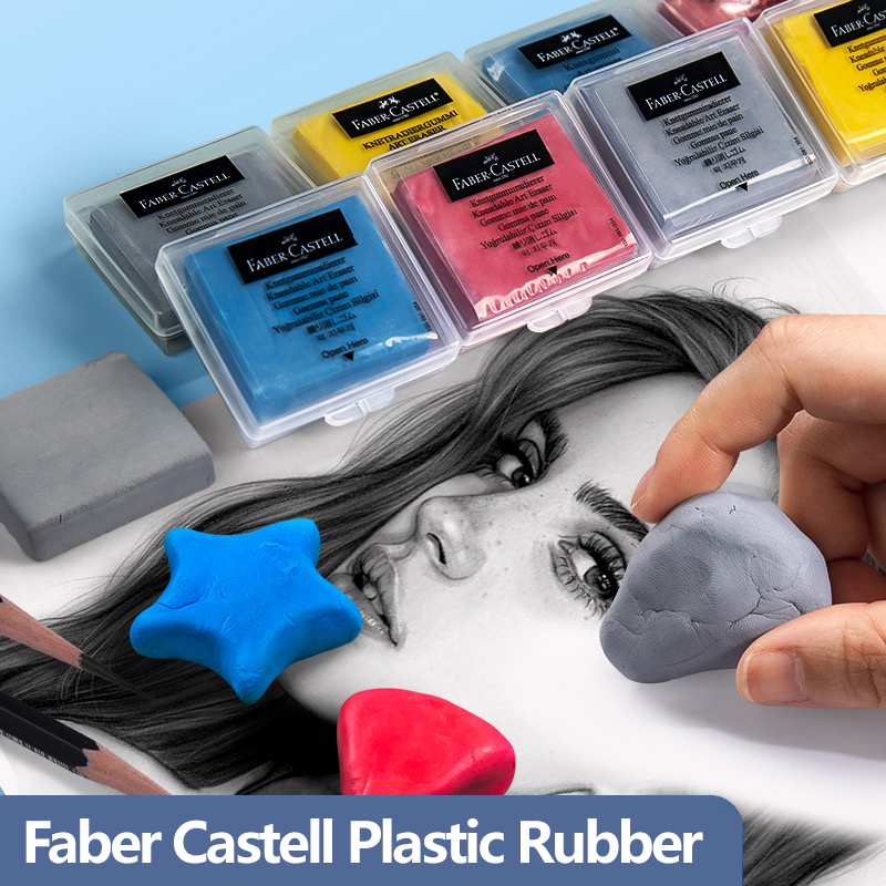 Rubber Eraser Kneaded - فابر كاستل اللدونة المطاط 4 قطعة