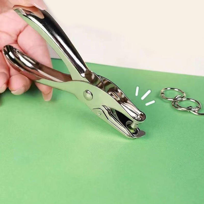 Paper Punch 3 Hole - أداة ثقب الورق المعدنية المحمولة باليد،
