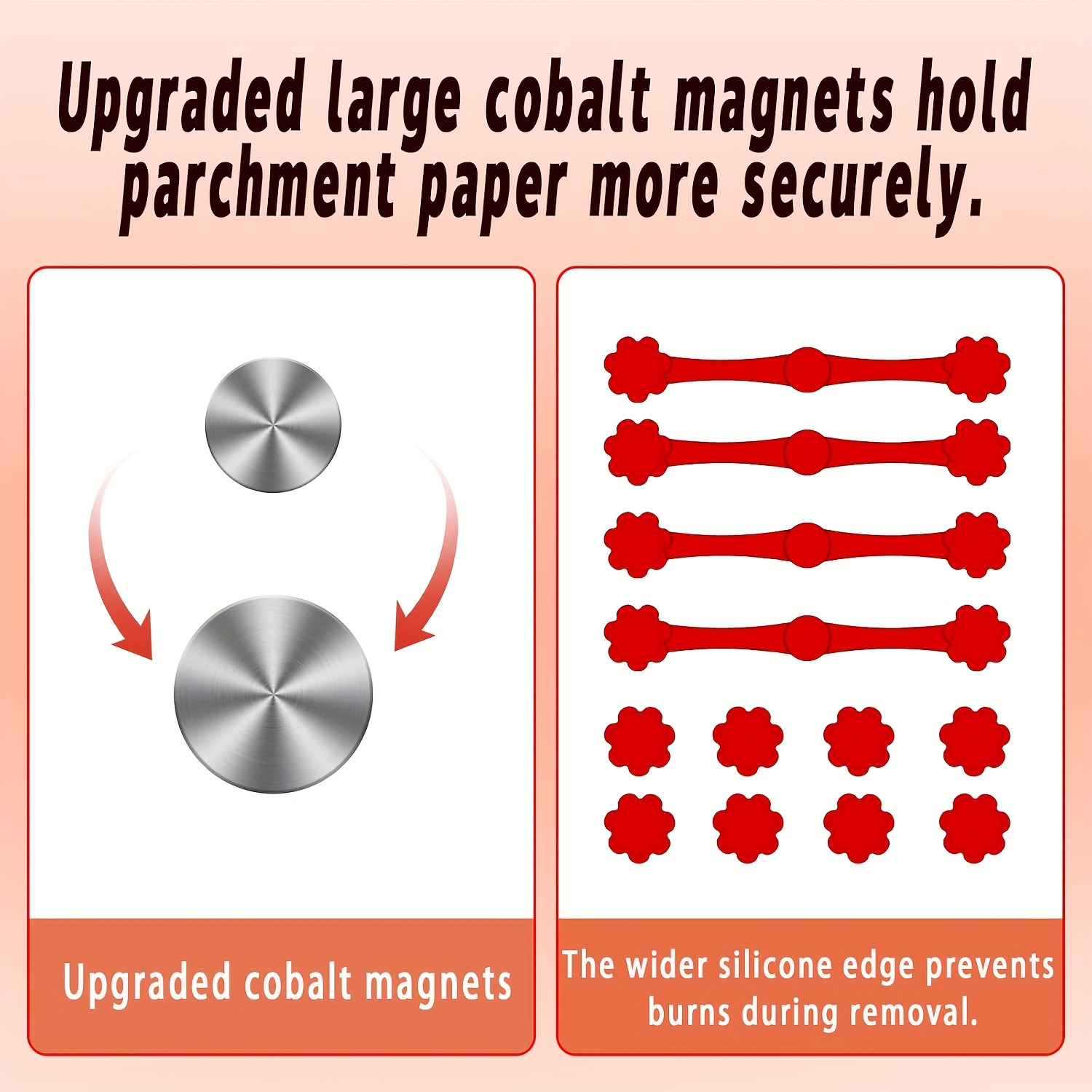 مشبك سيليكون مغناطيسي للمقلاة  - مراجعة Paperclip Magnetic Set وسعره