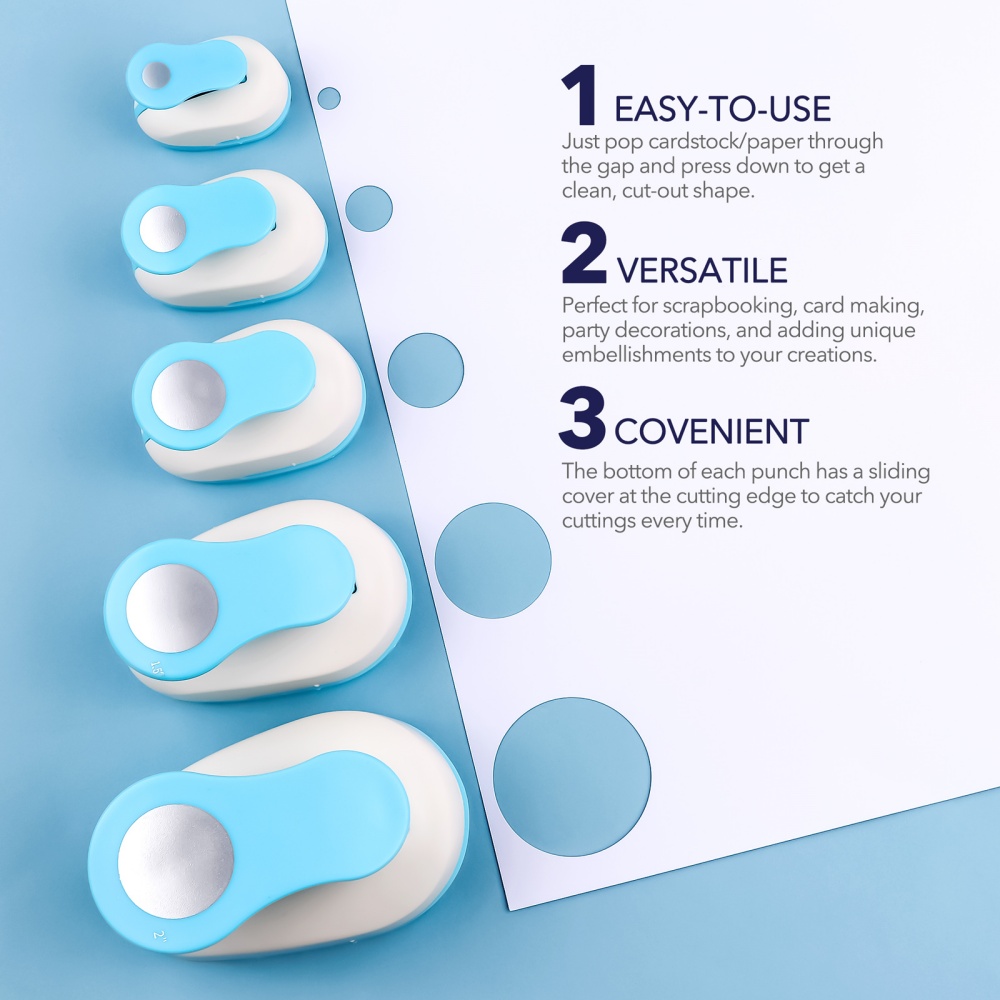 مجموعة أدوات ثقب اللكمات الورق - مراجعة Paper Punch 3 Hole وسعره