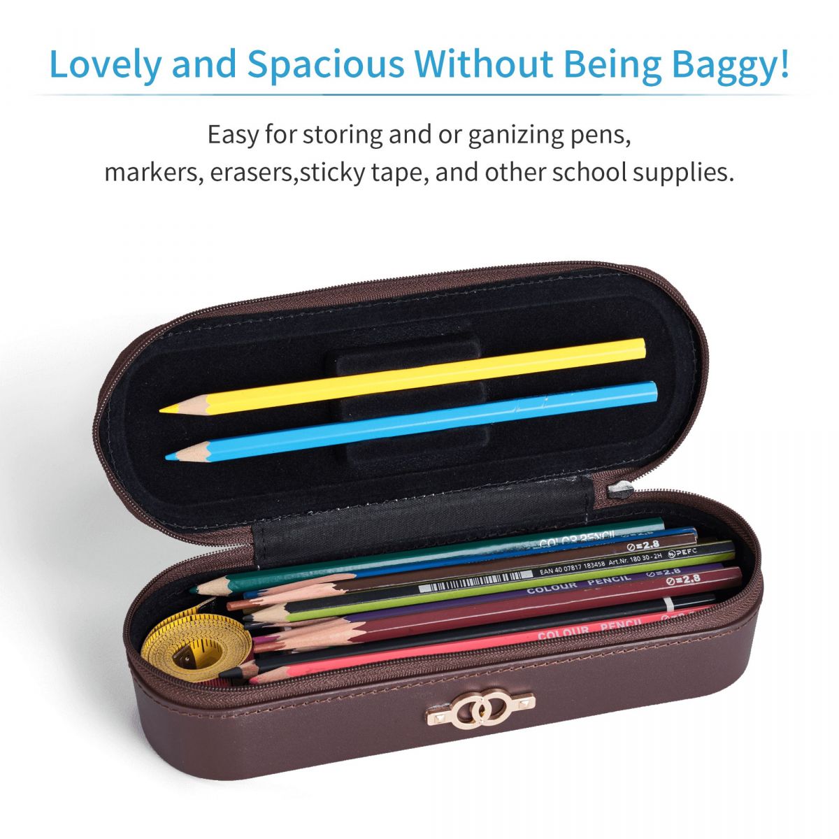 حافظة أقلام جلدية بتصميم كرتون - مراجعة Office Supply Vs Stationery وسعره