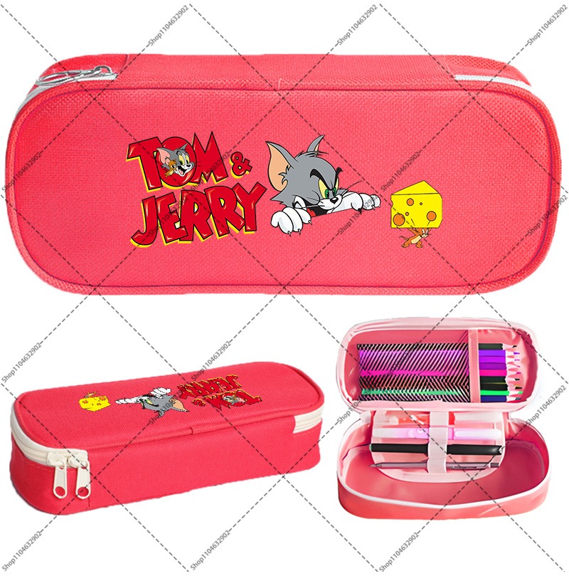 حافظات أقلام توم وجيري اللطيفة - مراجعة Pencil Case Large وسعره