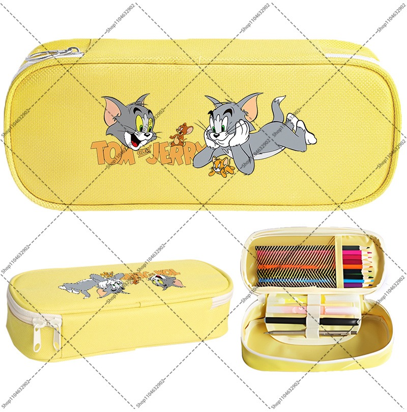 حافظات أقلام توم وجيري اللطيفة - مراجعة Pencil Case Large وسعره