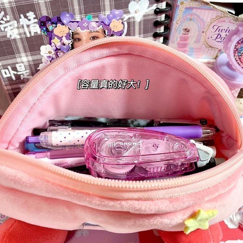 حقيبة أقلام كيربي المخملية الو - مراجعة Pencil Case Large وسعره