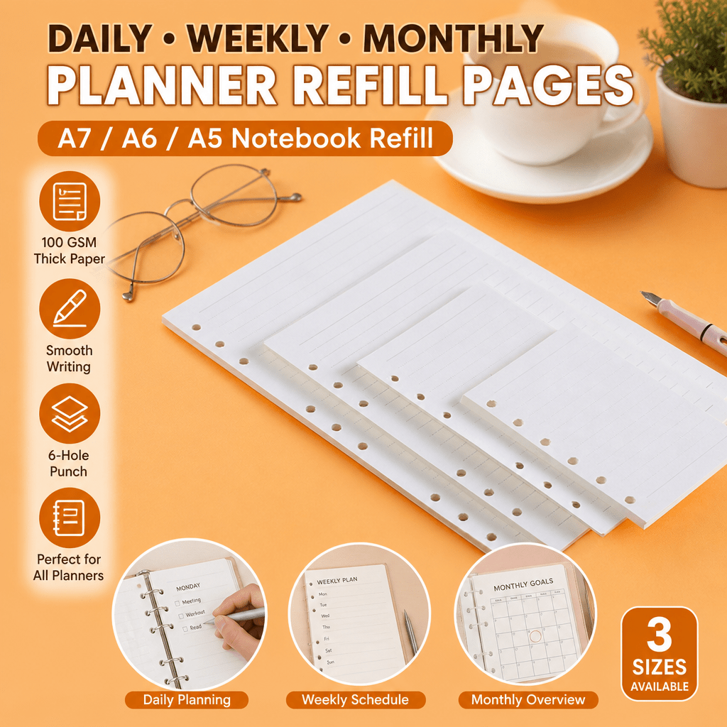 أوراق إعادة تعبئة للمخططات مقا - مراجعة Notebook Dotted A5 وسعره