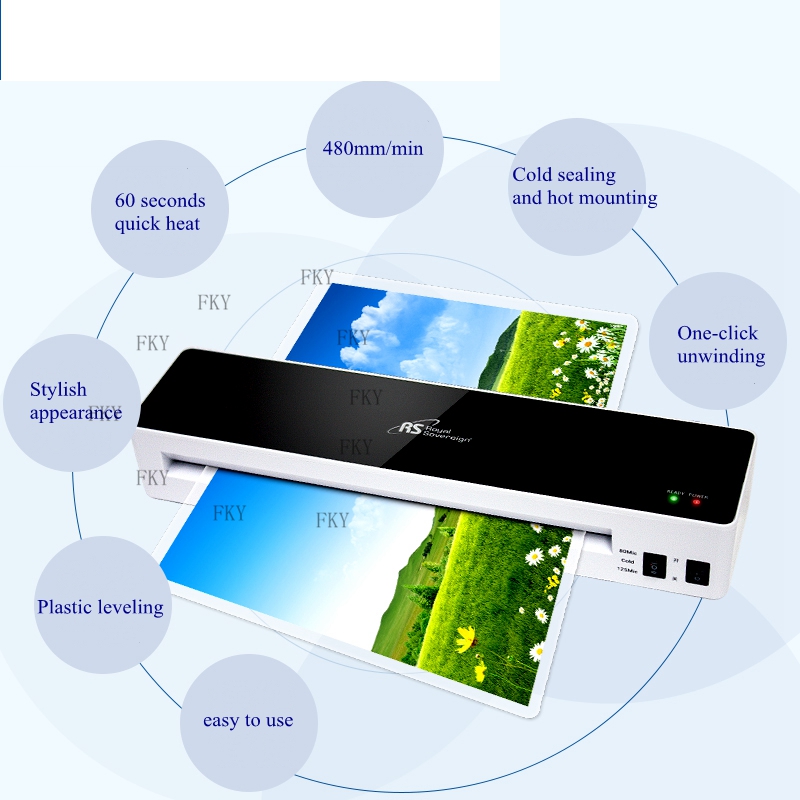 آلة الإلتصاق صور مكتب آلة التر - مراجعة Document Laminator Pouch وسعره