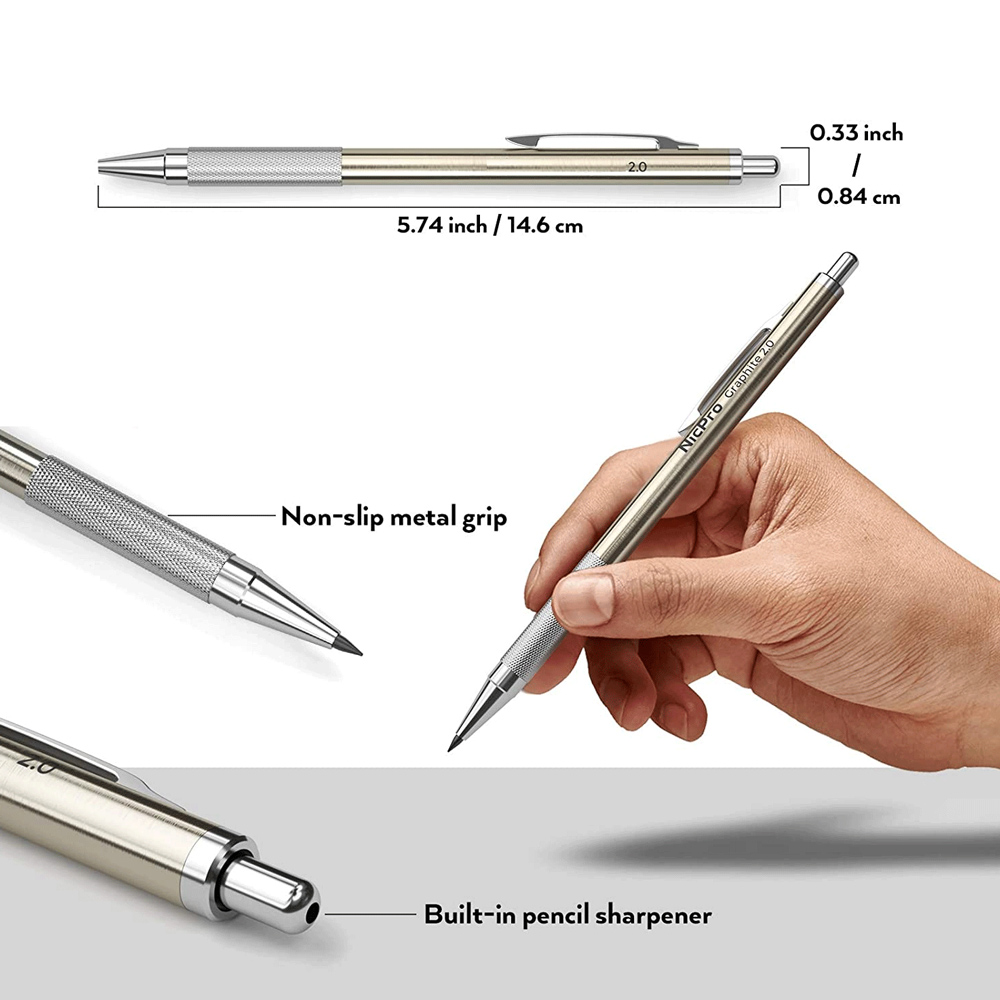 أقلام رصاص ميكانيكية 2.0 مم 2B - مراجعة Ideal Stationery & Office Supply وسعره