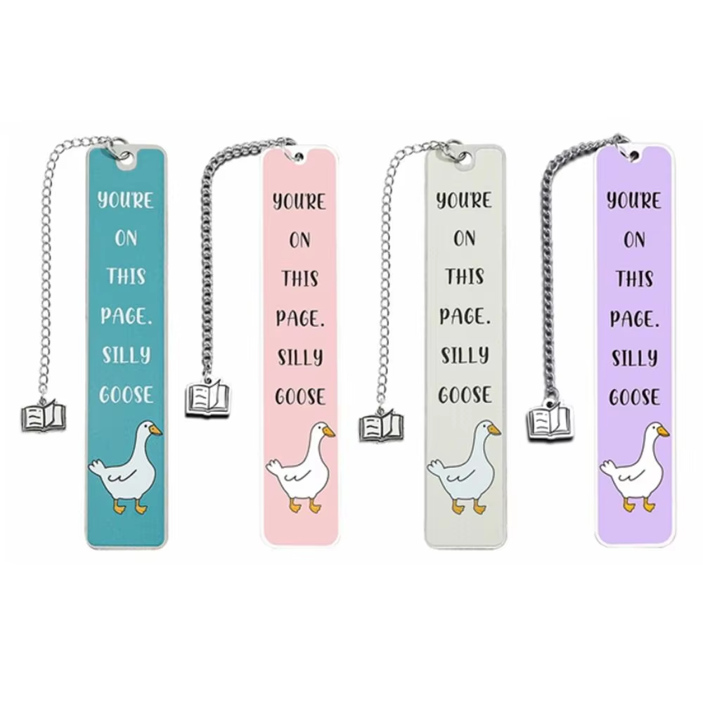 علامات كتب معدنية على شكل إوزة - مراجعة Ideal Stationery & Office Supply وسعره