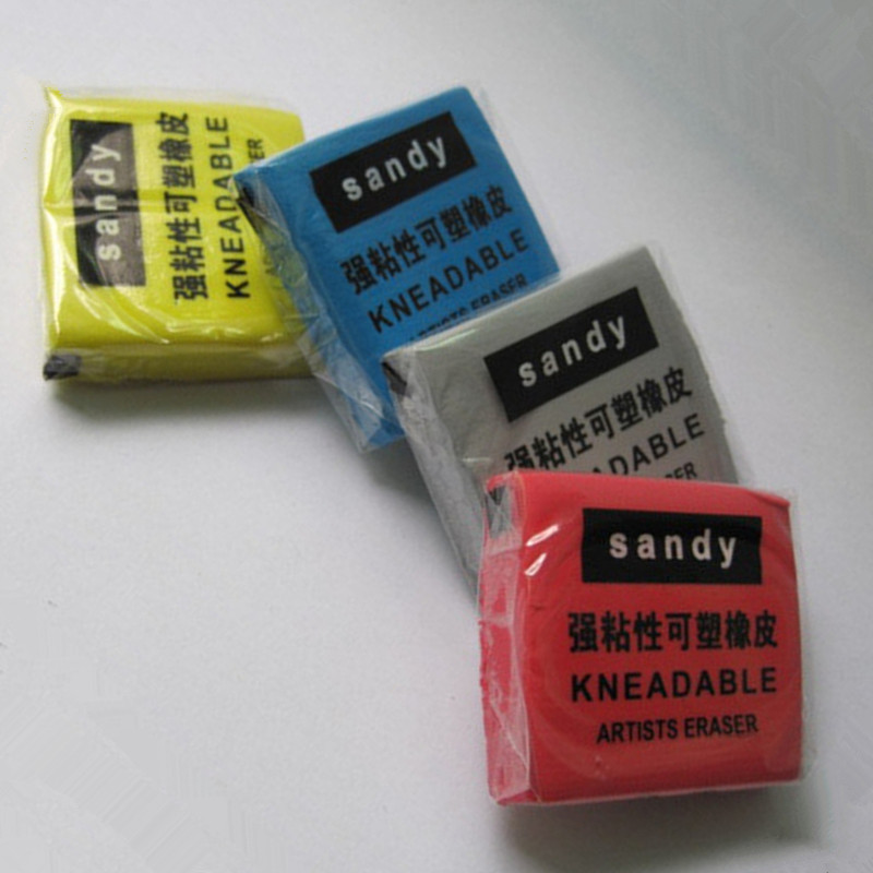 العجن المطاط الباستيل رسم الرس - مراجعة Rubber Eraser Kneaded وسعره