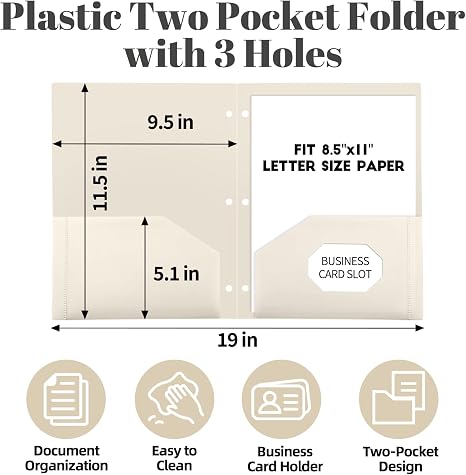 7 مجلدات بلاستيكية مع جيوب، تن - مراجعة Paper Punch 3 Hole وسعره